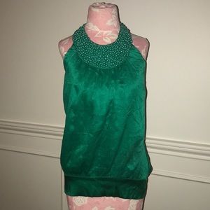 Silk beaded (Bebe) shirt